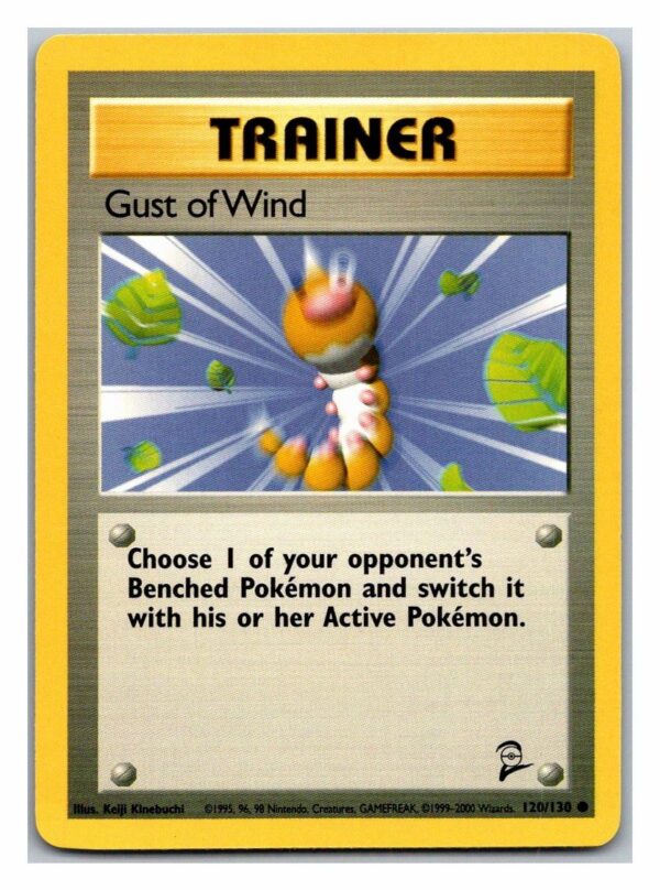Gust of Wind 120/130 Base Set 2 (Common) (Played Condition)