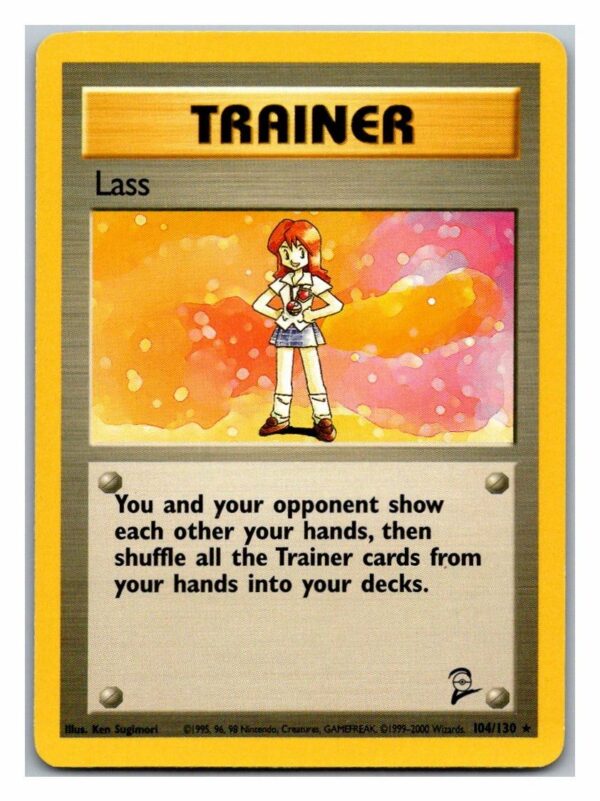 Lass 104/130 Base Set 2 (Rare) (Excellent Condition)