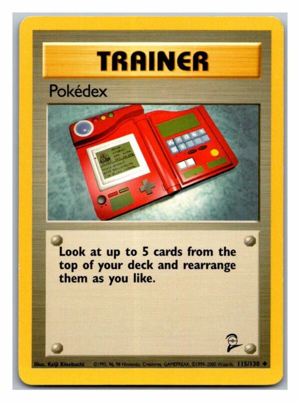Pokedex 115/130 Base Set 2 (Common) (LP Condition)