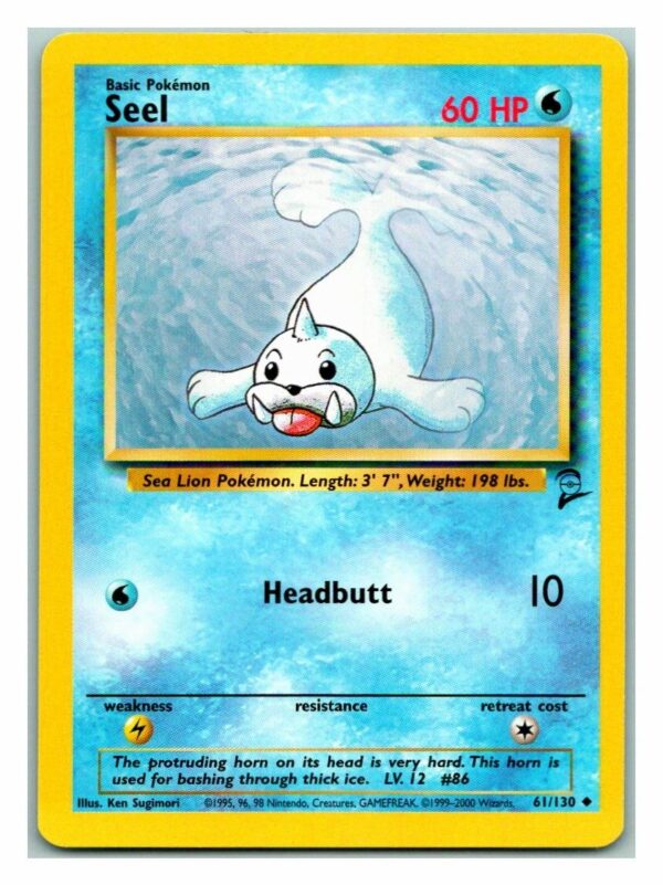 Seel 61/130 Base Set 2 (Uncommon) (Played Condition)