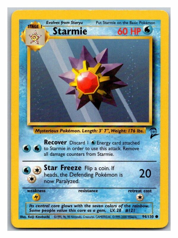 Starmie 94/130 Base Set 2 (Common) (LP Condition)