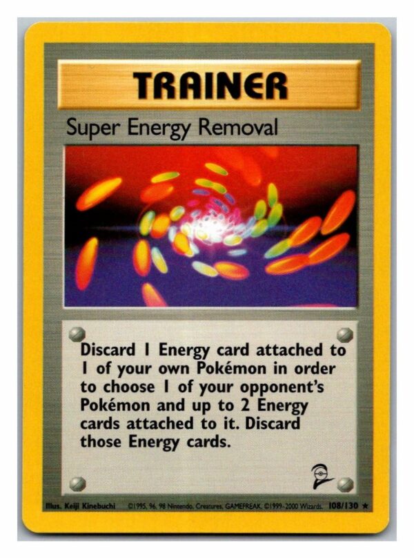 Super Energy Removal 108/130 Base Set 2 (Rare) (Excellent Condition)