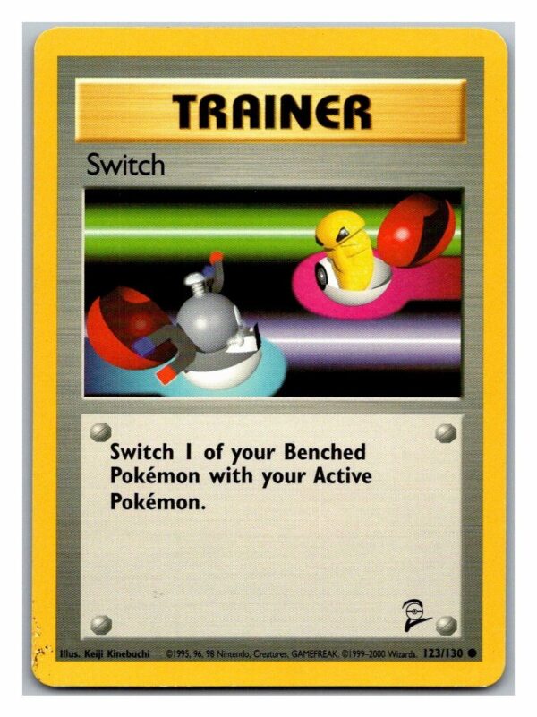 Switch 123/130 Base Set 2 (Common) (LP Condition)