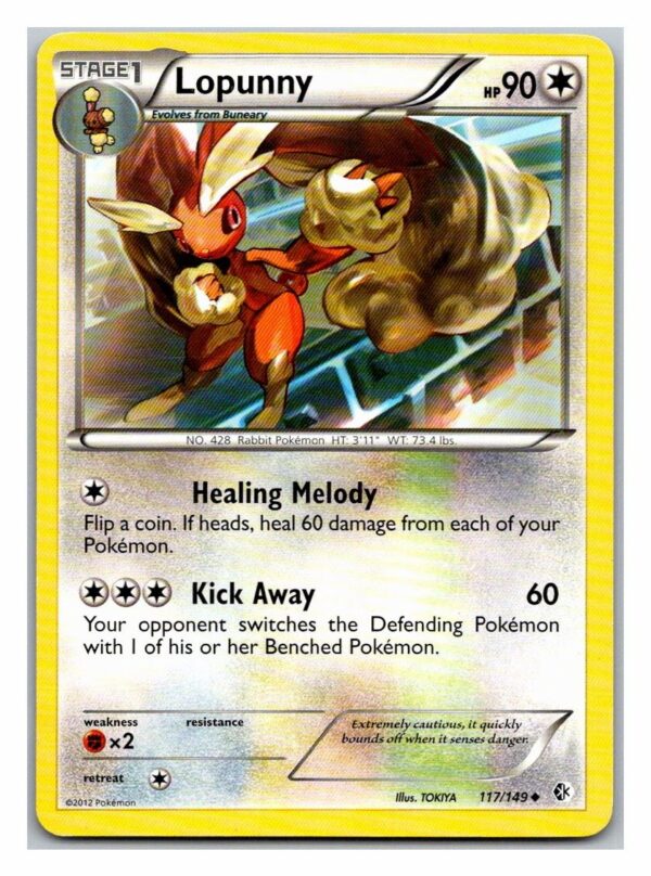 Lopunny 117/149 Boundaries Crossed (Uncommon) (Exc Condition)