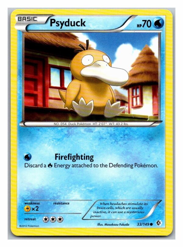 Psyduck 33/149 Boundaries Crossed (Common) (Exc Condition)