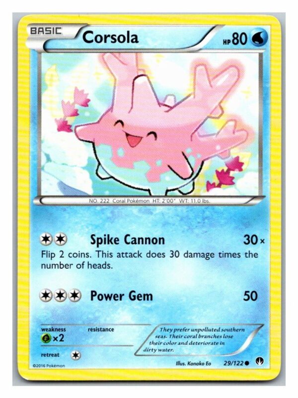 Corsola 29/122 Breakpoint (Common) (Exc Condition)