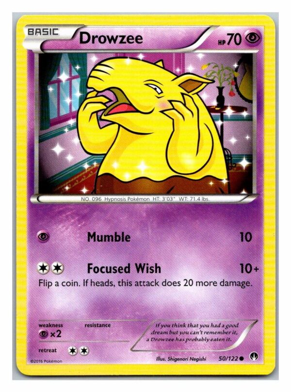Drowzee 50/122 Breakpoint (Common) (Exc Condition)