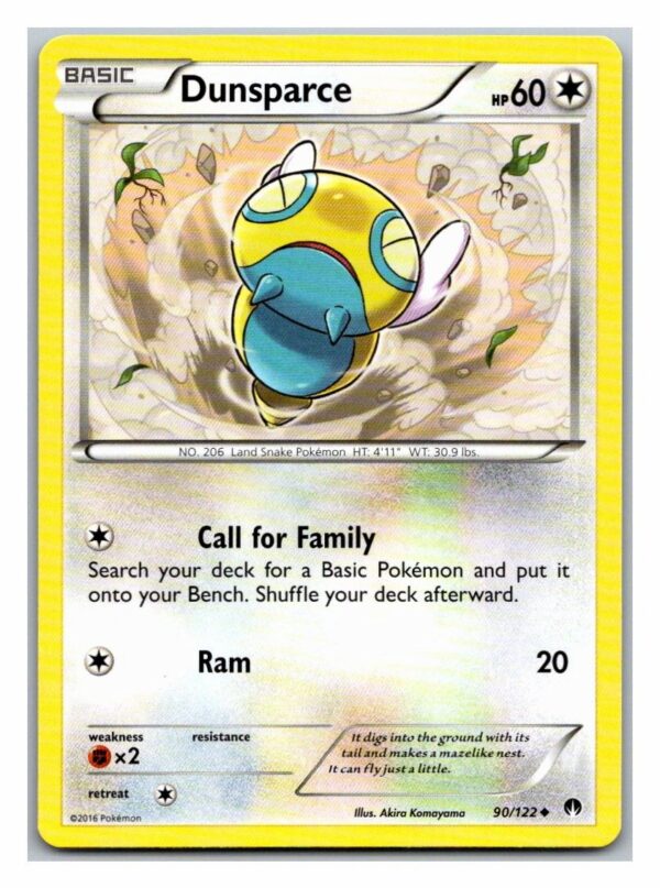 Dunsparce 90/122 Breakpoint (Uncommon) (Exc Condition)