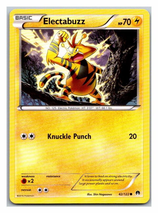 Electabuzz 42/122 Breakpoint (Common) (Exc Condition)