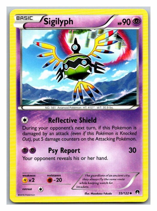 Sigilyph 55/122 Breakpoint (Uncommon) (Exc Condition)
