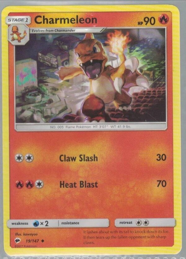 Charmeleon 19/147 Burning Shadows (Holo Promo) (Exc Condition)