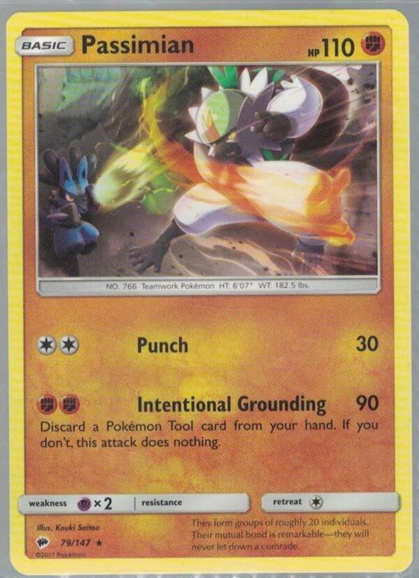 Passimian 79/147 Burning Shadows (Rare) (Exc Condition)