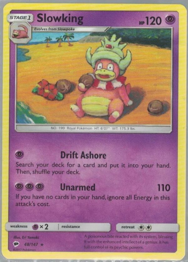 Slowking 48/147 Burning Shadows (Rare) (Exc Condition)