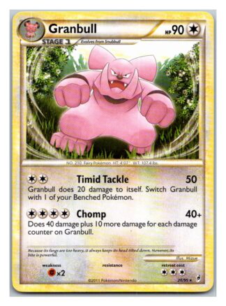 Granbull 26/95 Call of Legends (Rare) (Exc Condition)