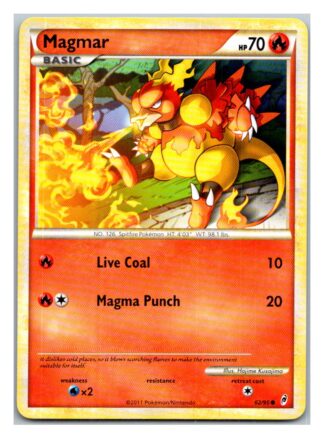Magmar 62/95 Call of Legends (Common) (Exc Condition)