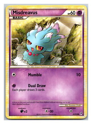 Misdreavus 65/95 Call of Legends (Common) (Exc Condition)