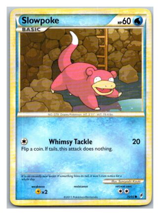 Slowpoke 70/95 Call of Legends (Common) (Exc Condition)