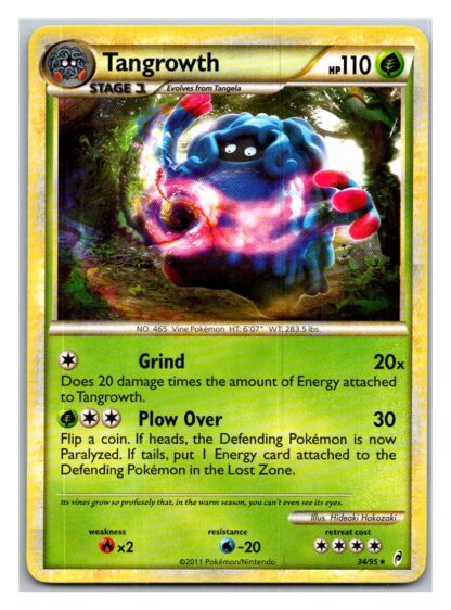 Tangrowth 34/95 Call of Legends (Rare) (P Condition)