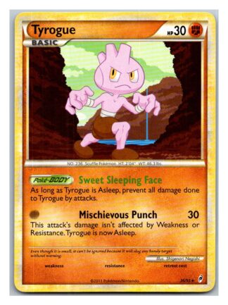 Tyrogue 36/95 Call of Legends (Rare) (Exc Condition)