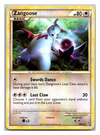 Zangoose 39/95 Call of Legends (Rare) (Exc Condition)