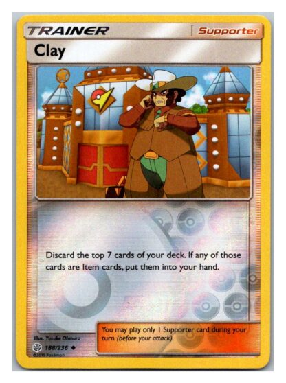 Clay 188/236 Cosmic Eclipse (Reverse Holo) (Exc Condition)