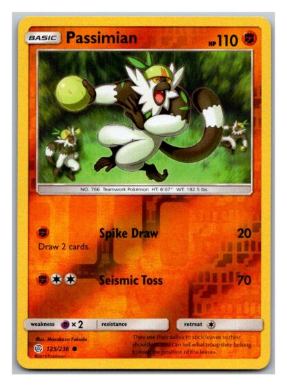 Passimian 125/236 Cosmic Eclipse (Reverse Holo) (Exc Condition)