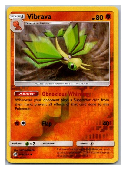 Vibrava 109/236 Cosmic Eclipse (Reverse Holo) (Exc Condition)