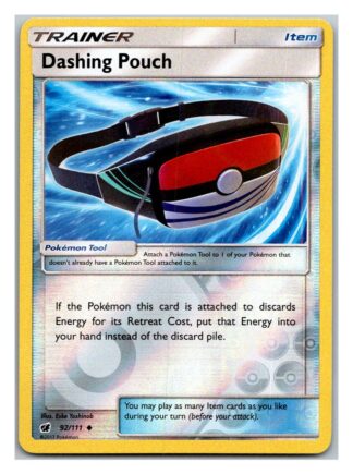 Dashing Pouch 92/111 Crimson Invasion (Reverse Holo) (Exc Condition)