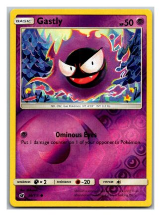Gastly 36/111 Crimson Invasion (Reverse Holo) (Exc Condition)