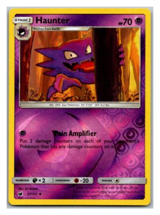 Haunter 37/111 Crimson Invasion (Reverse Holo) (Exc Condition)