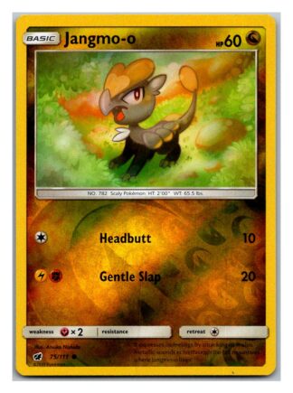 Jangmo-o 75/111 Crimson Invasion (Reverse Holo) (Exc Condition)