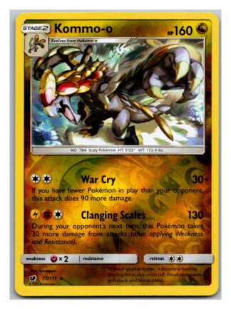 Kommo-o 77/111 Crimson Invasion (Reverse Holo) (Exc Condition)