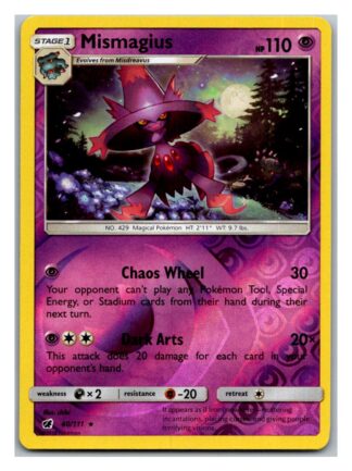 Mismagius 40/111 Crimson Invasion (Reverse Holo) (Exc Condition)