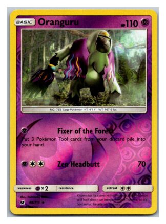 Oranguru 48/111 Crimson Invasion (Reverse Holo) (Exc Condition)
