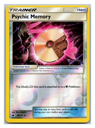 Psychic Memory 98/111 Crimson Invasion (Reverse Holo) (Exc Condition)