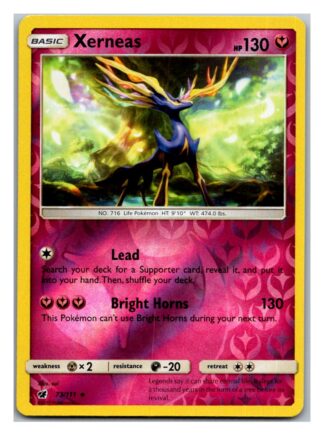 Xerneas 73/111 Crimson Invasion (Reverse Holo) (Exc Condition)