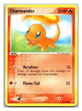 Charmander 48/100 Crystal Guardians (Common) (Exc Condition)