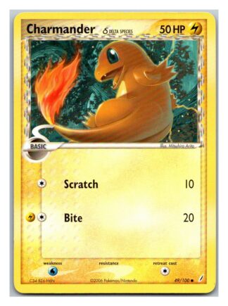 Charmander 49/100 Crystal Guardians (Common) (Exc Condition)