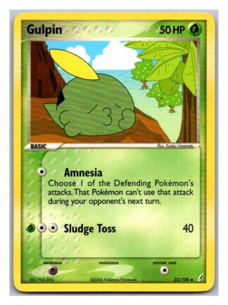 Gulpin 33/100 Crystal Guardians (Uncommon) (Exc Condition)