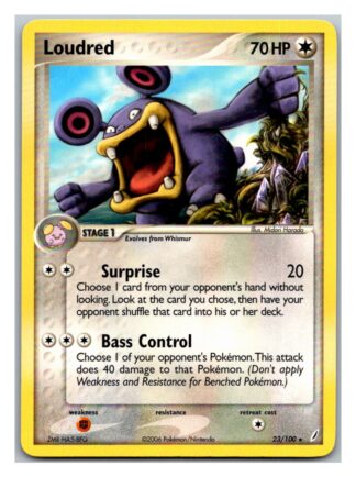 Loudred 23/100 Crystal Guardians (Rare) (Exc Condition)
