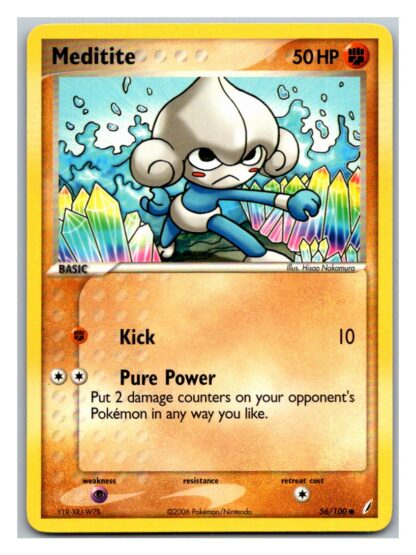 Meditite 56/100 Crystal Guardians (Common) (P Condition)