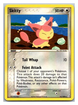 Skitty 41/100 Crystal Guardians (Uncommon) (Exc Condition)