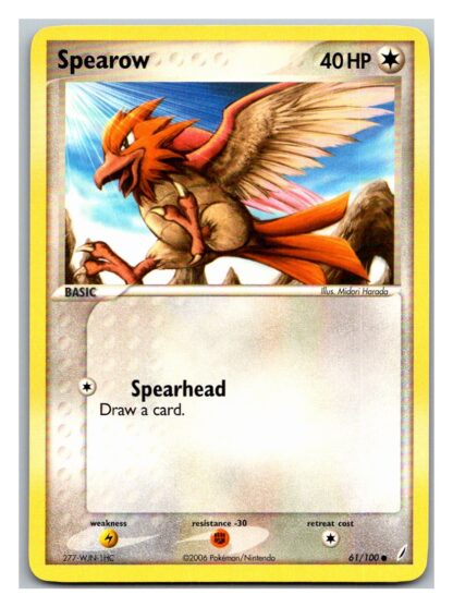Spearow 61/100 Crystal Guardians (Common) (P Condition)