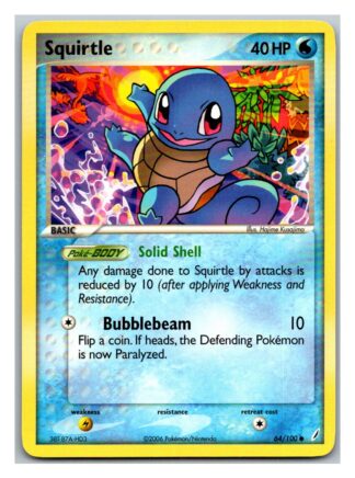 Squirtle 64/100 Crystal Guardians (Common) (P Condition)