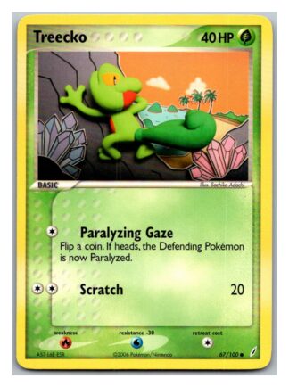 Treecko 67/100 Crystal Guardians (Common) (P Condition)