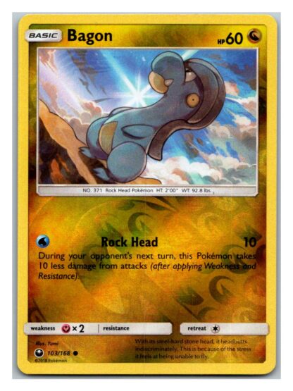 Bagon 103/168 Celestial Storm (Reverse Holo) (Exc Condition)