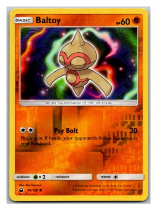 Baltoy 78/168 Celestial Storm (Reverse Holo) (Exc Condition)