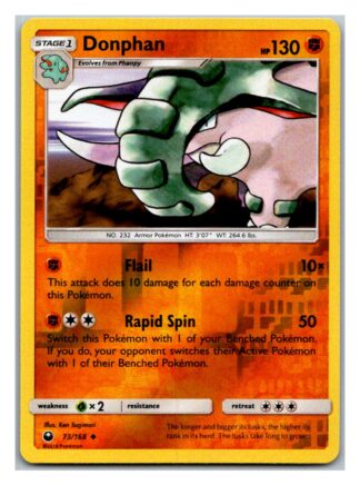 Donphan 73/168 Celestial Storm (Reverse Holo) (Exc Condition)