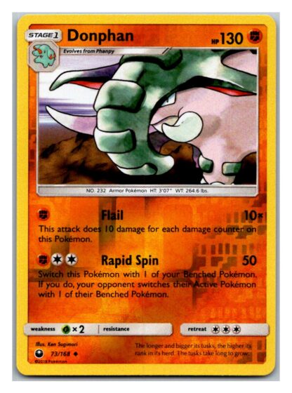 Donphan 73/168 Celestial Storm (Reverse Holo) (Exc Condition)