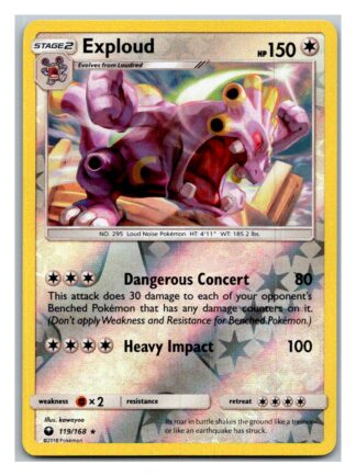Exploud 119/168 Celestial Storm (Reverse Holo) (Exc Condition)